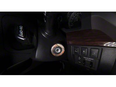 Key Ignition Accent Trim; Camouflage (14-21 Tundra)