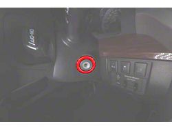 Key Ignition Accent Trim; Smoked Mesquite (14-21 Tundra)