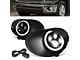 LED Halo Projector Fog Lights with Switch; Clear (07-13 Tundra)