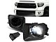 LED Projector Fog Lights with Switch; Smoked (14-21 Tundra)