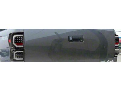 LED Tail Lights; Black Housing; Clear Lens (07-13 Tundra)