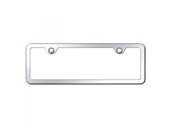 2-Hole Mini Frame License Plate Frame (Universal; Some Adaptation May Be Required)