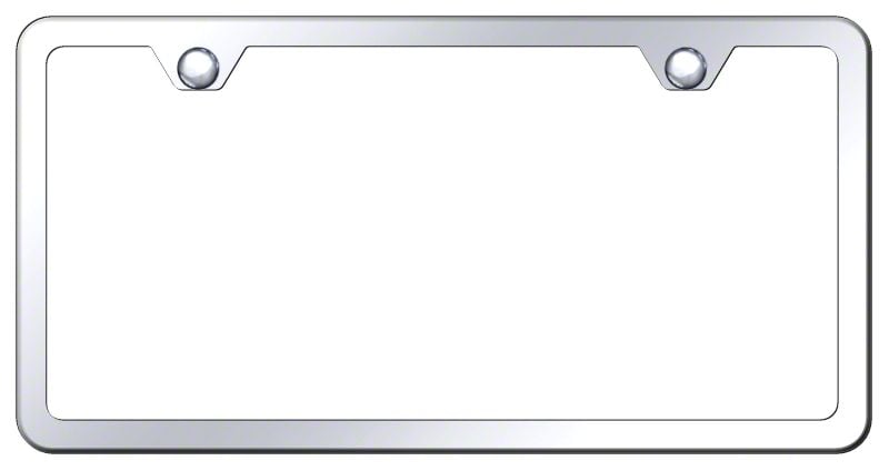 Tundra 2-Hole Slimline License Plate Frame (Universal; Some Adaptation ...