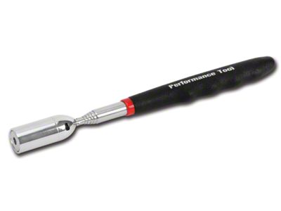 Lighted Magnetic Pick-Up Tool; 8 lb. Capacity