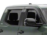 Low Profile Ventvisor Window Deflectors; Front and Rear; Smoke (22-25 Tundra CrewMax)