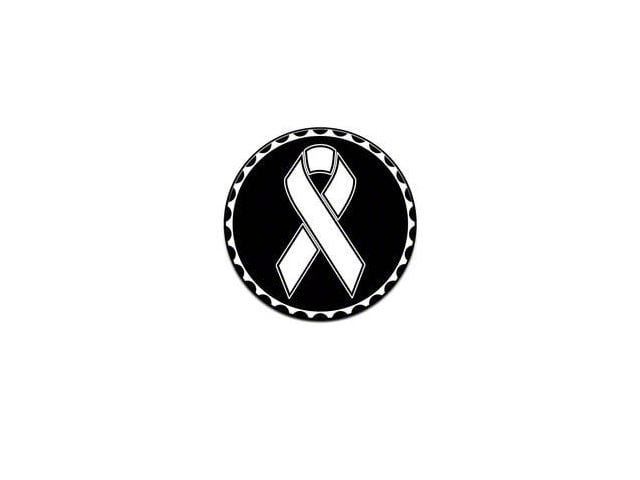 Lung Cancer Ribbon Rated Badge (Universal; Some Adaptation May Be Required)