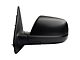 Manual Mirror; Black; Driver Side (07-13 Tundra)