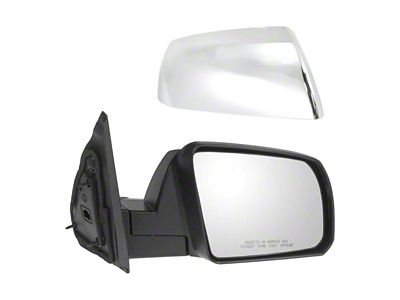 Manual Mirror; Chrome; Passenger Side (07-13 Tundra)