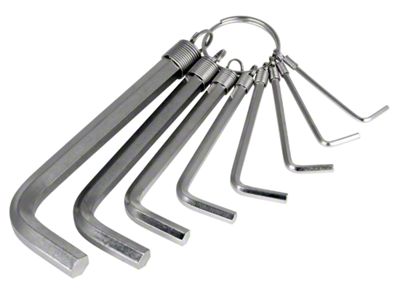 Metric Hex Key Wrench Set; 8-Piece Set