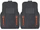 Molded Front Floor Mats with Cincinnati Bengals Logo (Universal; Some Adaptation May Be Required)