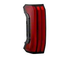 OE Style Full LED Tail Light; Black Housing; Red Lens; Driver Side (22-24 Tundra w/ Tailgate Button)