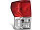 OE Style Tail Light; Chrome Housing; Red/Clear Lens; Driver Side (10-13 Tundra)