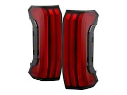 OEM Style Sequential Tail Lights; Black Housing; Red Lens (22-25 Tundra w/o Factory Sequential Tail Lights)