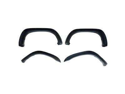 Pocket Style Fender Flares; Black (07-13 Tundra)