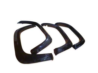 Pocket Style Fender Flares; Gloss Black (22-25 Tundra)