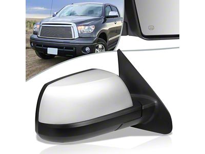 Powered Heated Folding Mirror; Passenger Side; Chrome (07-13 Tundra)