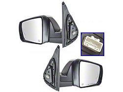 Powered Heated Memory Mirrors; Chrome (14-18 Tundra)