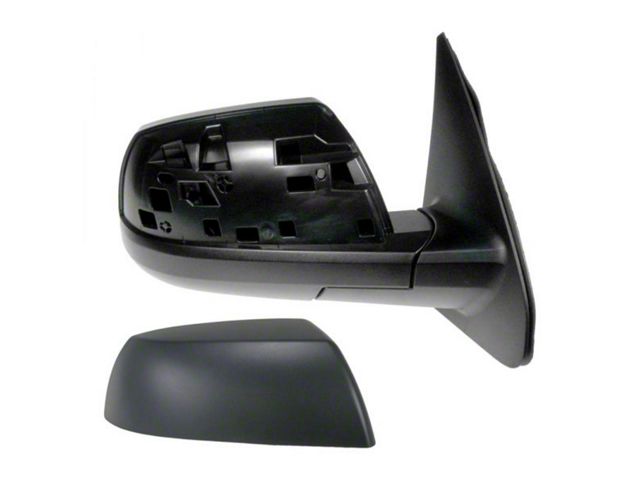 Powered Heated Mirror; Textured Black; Passenger Side (07-13 Tundra)