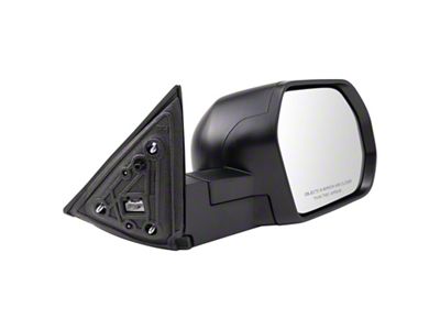 Powered Heated Mirror; Textured Black; Passenger Side (22-23 Tundra)