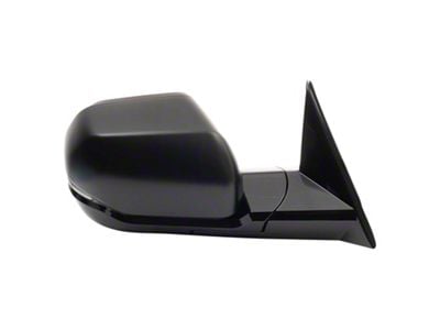 Powered Heated Mirror with Turn Signal; Textured Black; Passenger Side (22-23 Tundra)