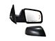 Powered Heated Mirror with Amber Turn Signal; Flat Black; Passenger Side (07-13 Tundra)