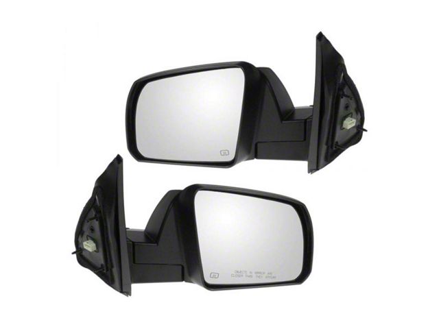 Powered Heated Mirrors; Textured Black (07-13 Tundra)