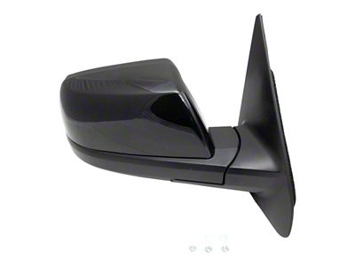 Powered Manual Folding Mirror; Paint to Match Black; Passenger Side (07-13 Tundra)