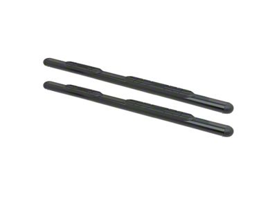 Premier 4 Oval Nerf Side Step Bars with Mounting Kit; Black (07-21 Tundra Double Cab)