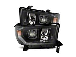 PRO-Series G2 Projector Headlights; Alpha Black Housing; Clear Lens (07-13 Tundra w/o Level Adjuster)