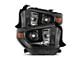 PRO-Series G2 Projector Headlights; Alpha Black Housing; Clear Lens (14-21 Tundra w/ Factory Halogen Headlights)