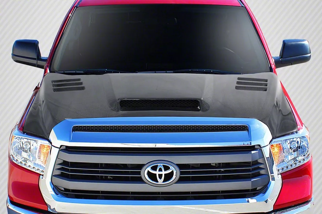 Tundra Ram Air Hood; Carbon Fiber (14-21 Tundra)