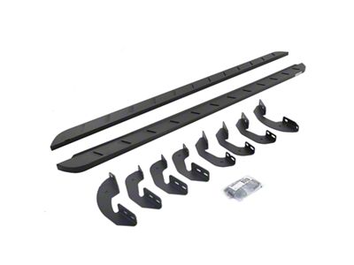 Go Rhino RB10 Slim Running Boards; Textured Black (22-24 Tundra CrewMax)