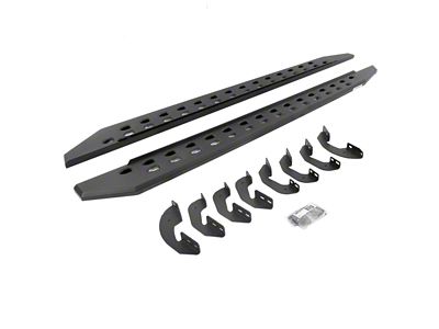 Go Rhino RB20 Slim Running Boards; Textured Black (07-21 Tundra Double Cab)