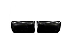 Rear Bumper Cover; Pre-Drilled for Backup Sensors; Gloss Black (14-21 Tundra)