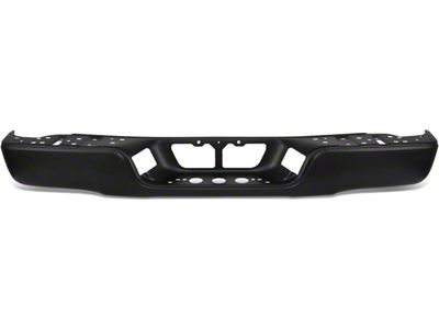 Rear Bumper without Backup Sensor Holes; Black (07-13 Tundra)