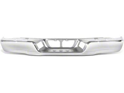 Rear Bumper without Backup Sensor Holes; Chrome (07-13 Tundra)