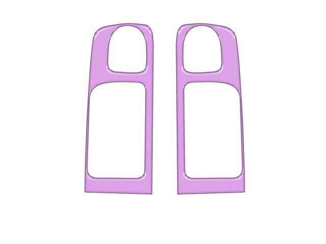 Rear Door Handle Accent Trim; Lavender Purple (14-21 Tundra CrewMax)