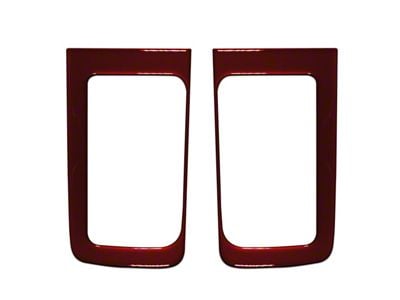 Rear Door Handle Accent Trim; Ruby Red (14-21 Tundra Double Cab)