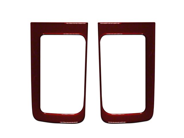 Rear Door Handle Accent Trim; Ruby Red (14-21 Tundra Double Cab)