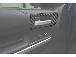 Rear Door Handle Accent Trim; Smoked Mesquite (14-21 Tundra CrewMax)