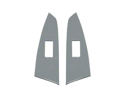 Rear Door Switch Panel Accent Trim; Cement Gray (14-21 Tundra Double Cab)
