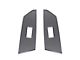 Rear Door Switch Panel Accent Trim; Charcoal Silver (14-21 Tundra CrewMax)