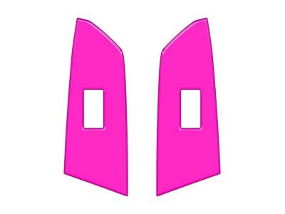 Rear Door Switch Panel Accent Trim; Hot Pink (14-21 Tundra CrewMax)