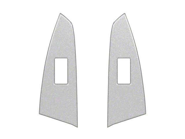 Rear Door Switch Panel Accent Trim; Silver Sky Metallic (14-21 Tundra Double Cab)