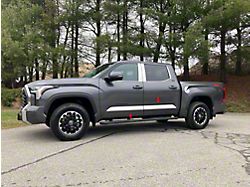 Rocker Panel Insert Trim; Stainless Steel (22-24 Tundra CrewMax)