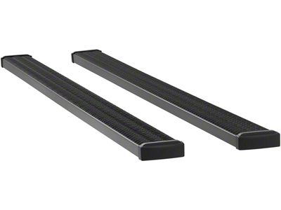 Grip Step 7-Inch Running Boards without Mounting Brackets; Textured Black (07-21 Tundra Double Cab w/ 8-Foot Bed)