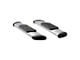 Regal 7-Inch Oval Side Step Bars without Mounting Brackets; Polished Stainless (07-17 Tundra Regular Cab)