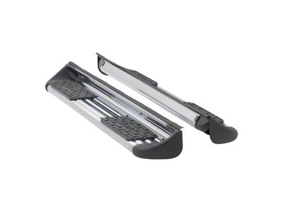 Stainless Side Entry Running Boards without Mounting Brackets; Polished (07-21 Tundra Double Cab)