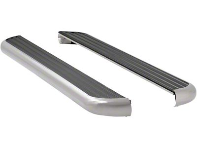 MegaStep 6.50-Inch Running Boards; Polished Stainless (07-21 Tundra CrewMax)