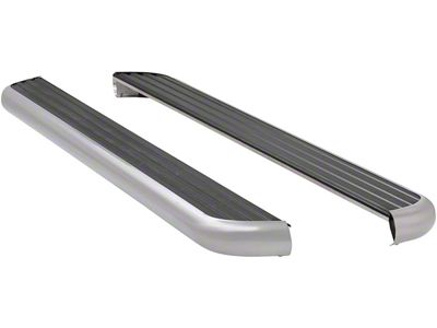 MegaStep 6.50-Inch Wheel-to-Wheel Running Boards; Polished Stainless (07-17 Tundra Regular Cab w/ 8-Foot Bed; 07-21 Tundra Double Cab w/ 6-1/2-Foot Bed, CrewMax w/ 5-1/2-Foot Bed)